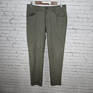 Vuori Green V430 Straight Leg Stretch Zip Pocket Casual Chino Pants 30 (30x29)